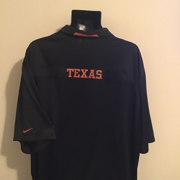 🔥#412, Nike’s, Texas performance polo, size 3XL, chest=31, length=33, NWOT, - Picture 2 of 4